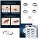 thumbnail image 1 of Juego de pestañas magnéticas para delineador de ojos, sin pegamento, kit 3D falso (5 pares) Ndcxsfigh Cuidado Belleza, 1 of 6
