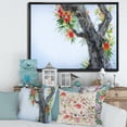 thumbnail image 2 of Designart 'Blooming Flowers Of An Old Tree In Spring I' Traditional Framed Canvas Wall Art Print, 2 of 5