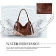 thumbnail image 4 of KL928 Purses for Women Shoulder Handbags Hobo Bags Tote Bag Women's Gifts (S-Chestnut Brown), 4 of 7