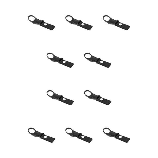 Advancent Colgador de correas para botella de agua, para acampar, senderismo, escalada en roca, pesca, , portabotellas, hebillas de plástico, Negro 10Conjunto