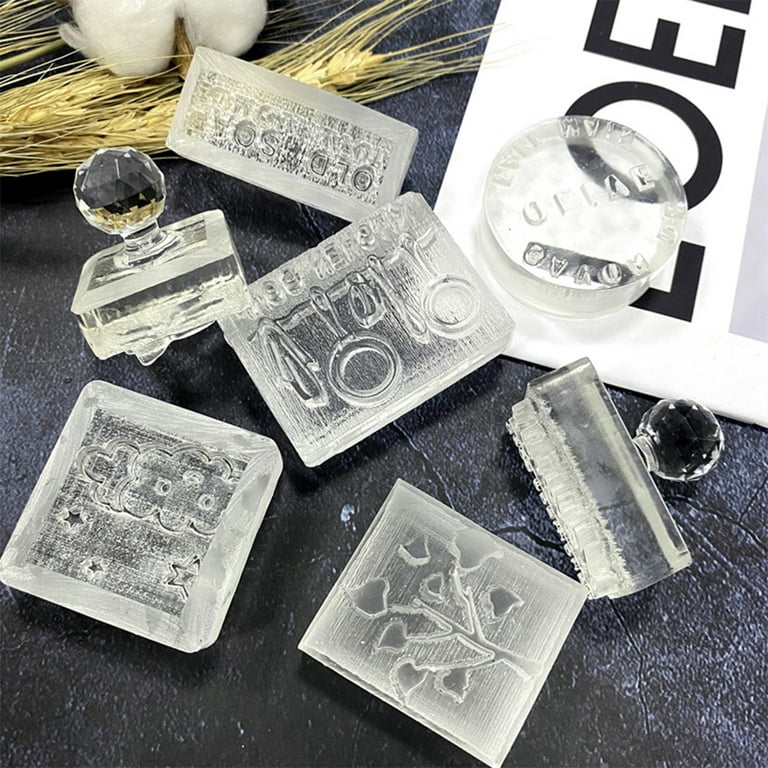TINYSOME Acrylic Soap Stamp DIY Handmade Natural Organic Soap