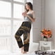thumbnail image 5 of Balery Mystical Golden Eye Pantalones de pijama para mujer, pijamas ultraligeros, pantalones de estar por casa-Large, 5 of 6