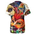 thumbnail image 5 of PMUYBHF T-Shirt à Manches Courtes Imprimé pour Femmes Printemps Été Vacances Col Rond 826 S, 5 of 5