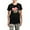 With Gray Camo Pant, variant on - Sloth Pajamas - Women's Short Sleeve Print T-Shirt and Pants Dark Cotton Pajama Set