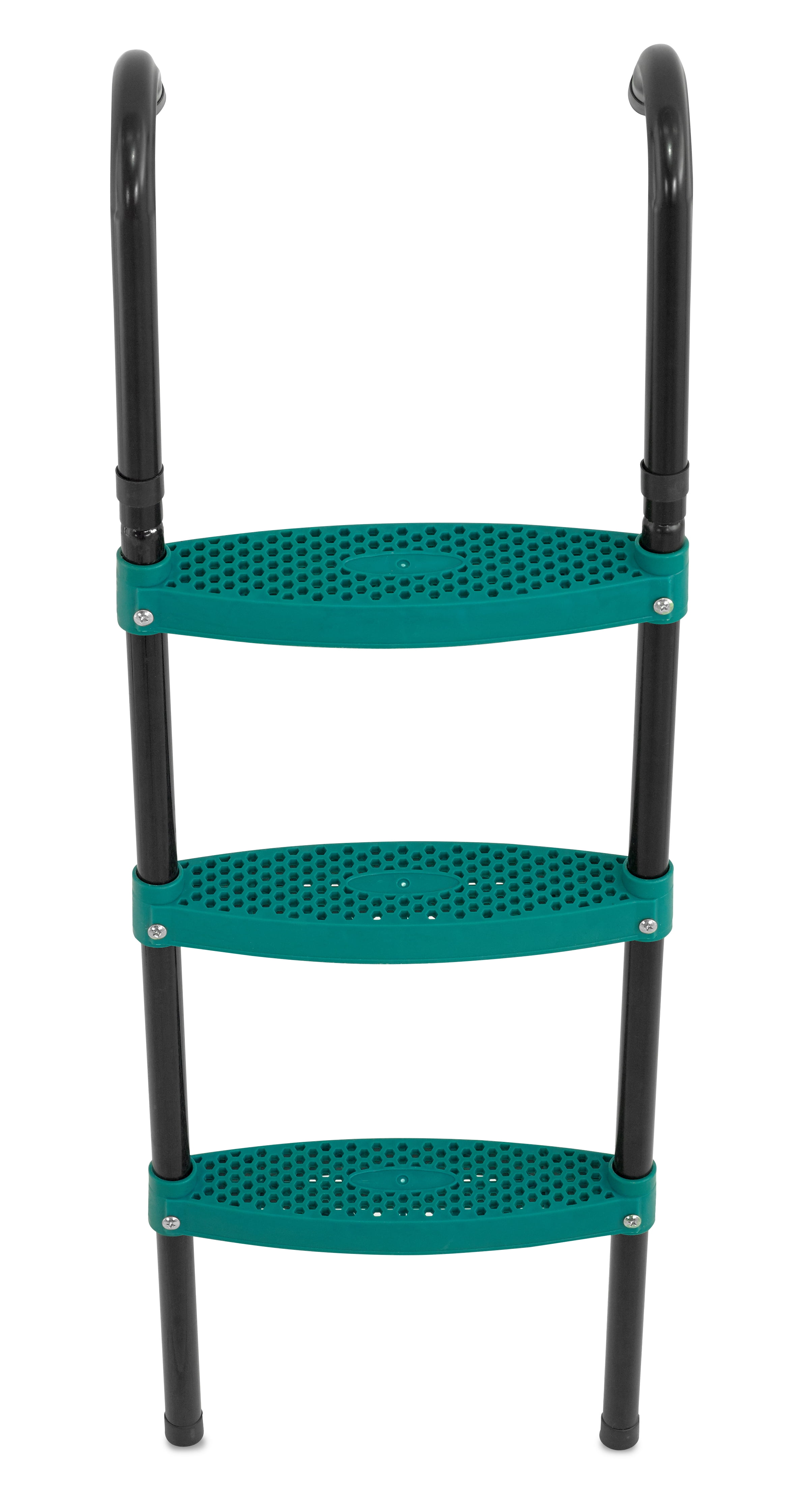 Upper Bounce 42-Inch Trampoline Ladder, 3 Steps, Foldable, Green