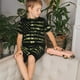 thumbnail image 4 of Balery American Flag Camo Conjunto de Pijama Infantil de Manga Corta con Estampado – Ropa de Dormir de Algodón Suave-Large, 4 of 6