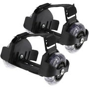 Heel Wheels Skates 1 Pair PVC Glowing Rollers Razor Heel Wheels Cool Razor Scooter for Portable Child Sports Shoes Pulley Skating Scooters