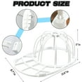 thumbnail image 3 of 2-Pack Hat Washer Cage for Washing Machine - Baseball Cap Cleaning Protector with Mesh Bags, Hat Shaper & Portable Washer for Apartments, 3 of 7