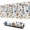 Baseballs and Shirts White Pattern, variant on Baseballs and Gloves Blue Pattern Extended Large Mouse Pad, Large Mouse Mat with Non Slip Base & Stitched Edges, Eco-Friendly Gifts for Coworkers Family Friends,31.5"x11.8"