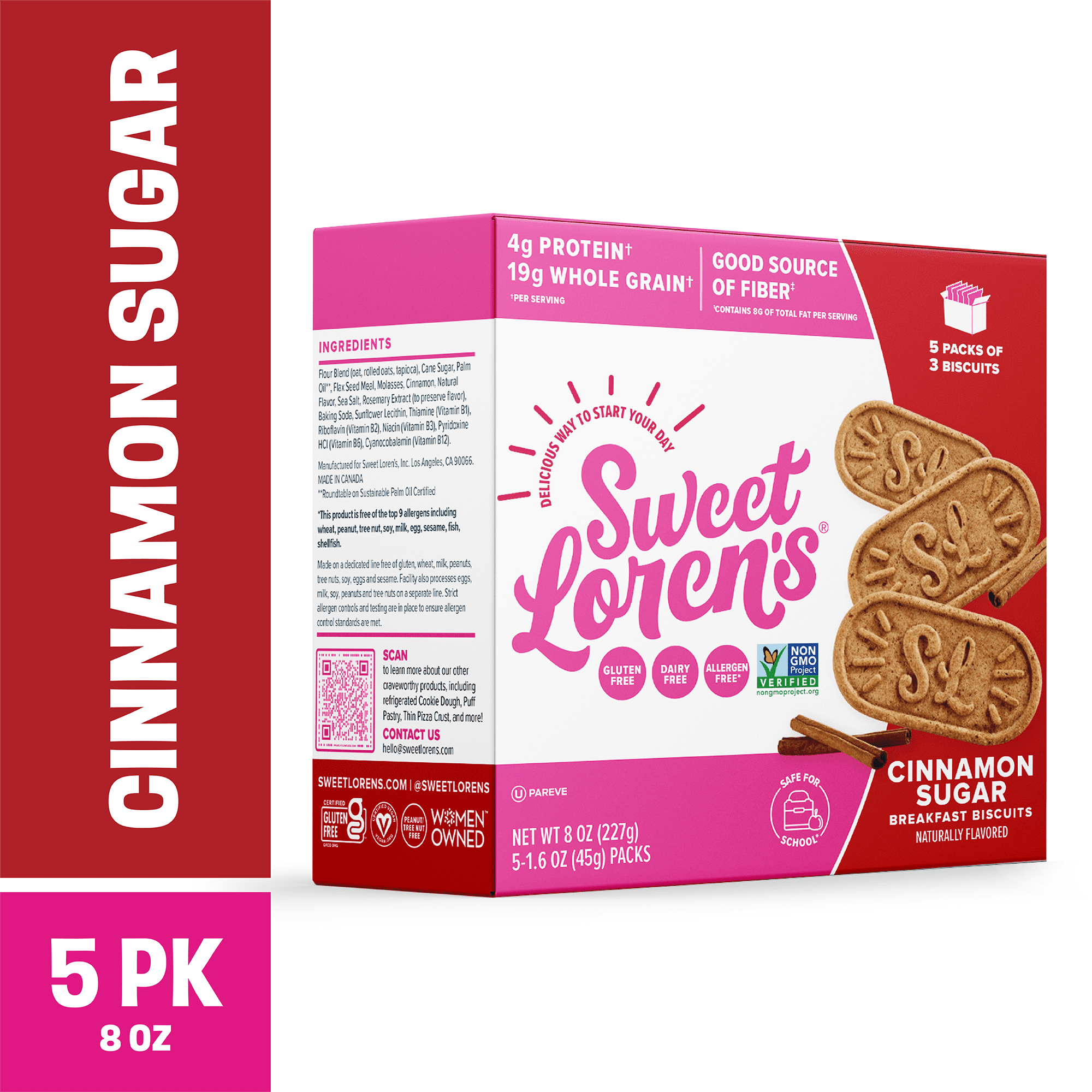 Goodie Girl Gluten Free Vegan Blueberry Biscuit Cookies, 1.66 oz