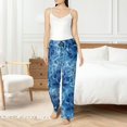 thumbnail image 4 of Pajama Pants Women, Vintage Floral Sweatpants Soft Sleep Lounge Pants, Casual PJ Bottoms Pants with Pockets, 4 of 7