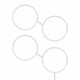 thumbnail image 3 of Monster RGBIC Smart LED Wall Light Panels, 4 Pack, Gaming Wall Lights with Music Sync, App & Voice Control, Works with Alexa & Google, 3 of 10