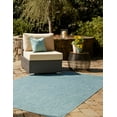 Unique Loom Outdoor Solid Collection Area Rug (8' x 11' 4" Rectangle