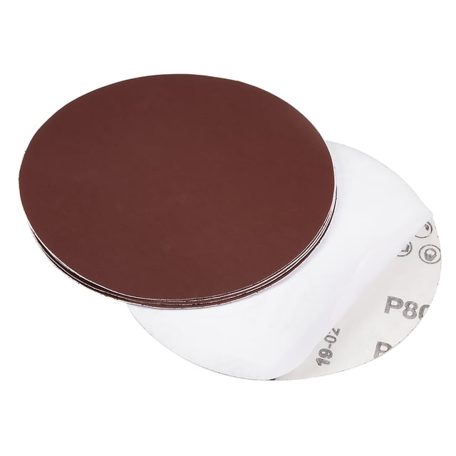 6-inch 800-Grits PSA Sanding Disc, Adhesive-Backed Sanding Sheets Aluminum Oxide Sandpaper for Orbital Sander 5pcs