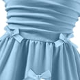 thumbnail image 5 of yillto Girl's Dress Smocked Ruched A Line Dress Layered Tie Shoulder Sleeveless Flowy Cami Dresses, 5 of 7