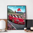 thumbnail image 3 of Póster de coches deportivos de fama mundial GTR R33R34 Jdm, papel Kraft para club, bar, póster vintage, arte de pared, pintura, dormitorio, estudio, pegatinas, 3 of 5