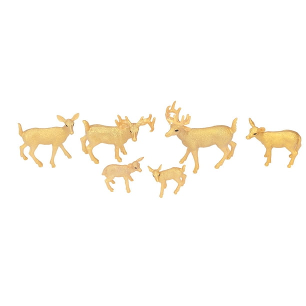 Small plastic deer figurines discount