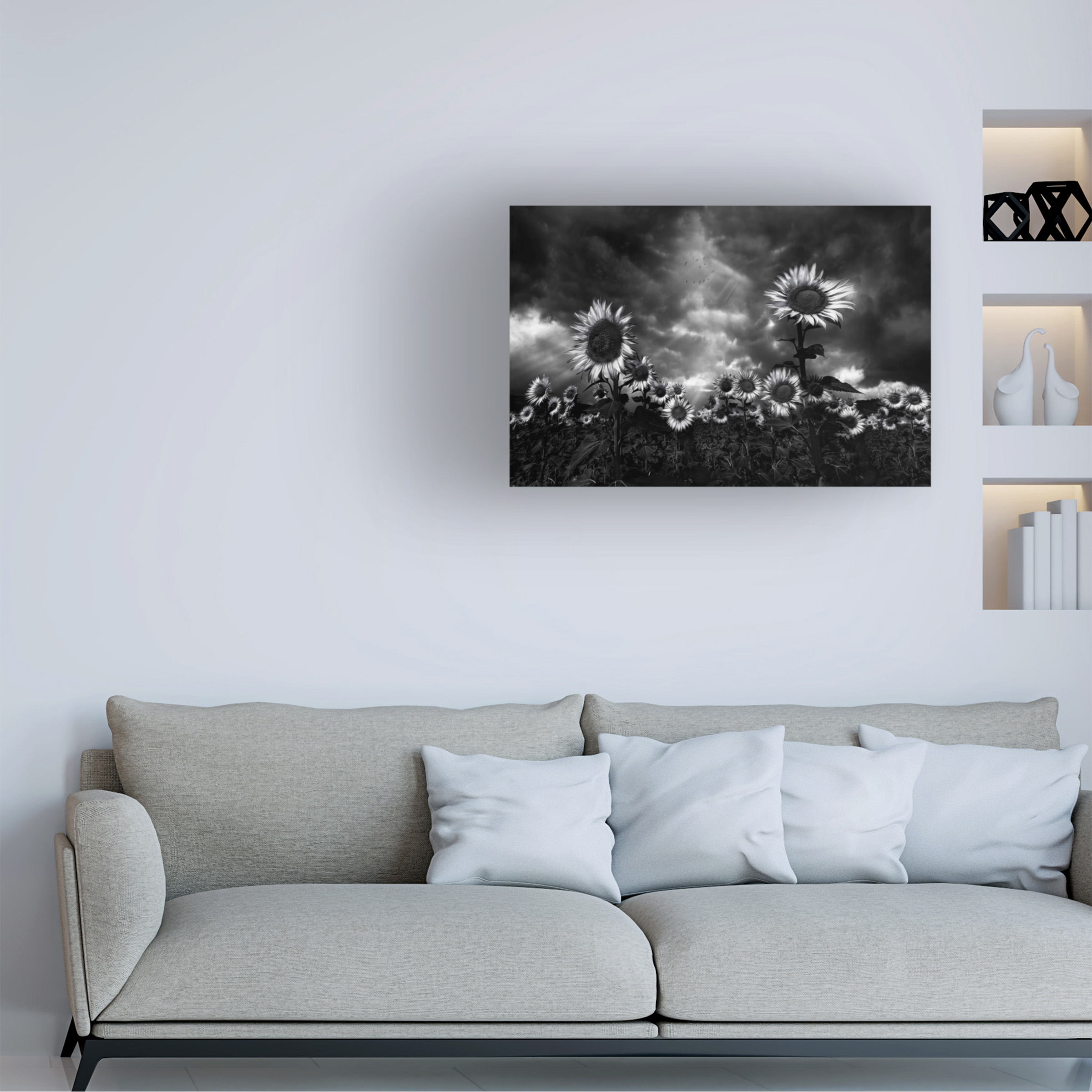 Fran Osuna 'Sunflowers' Canvas Art