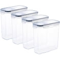 thumbnail image 3 of Juego de 4 Contenedores Hermeticos para Cereal, Recipientes Hermeticos para Organizacion de Alimentos Secos, Plastico Reforzado con Tapas de Sellado Hermetico, Organizadores de Cocina, 3 of 4