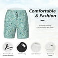thumbnail image 5 of Daiia Geometric Elements Mens Swim Trunks Swim Shorts Quick Dry Swim Shorts with Mesh Lining Pockets-3X-Large, 5 of 9