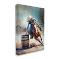 thumbnail image 4 of Stupell Industries Racing Rodeo Cowgirl Animals & Insects Painting Gallery Wrapped Canvas Art Print Wall Art, 24 x 30, 4 of 8