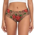 thumbnail image 1 of Fotbe Rose Mix Leopard 1 Calzones Estampados para Mujer – Ropa Interior de Algodón, Cómoda, Suave y Elástica-X-Large, 1 of 6
