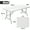 6FT, variant on White Plastic 4/6/8 FT Collapsible Table for Indoor & Outdoor Use, Portable with Handle for Picnics, Camping, Parties, Meetings, Ideal Summer Gift