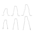 thumbnail image 1 of koolsoo 6pcs/Set Car Headlamp Spring Clips Universal Car Headlight Retainer Clamps, 1 of 8