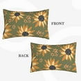 thumbnail image 5 of LNWH Rectangle Pillow Cover, Flower Art Sunflower Texture Cushion Covers Pillowcase for Couch Bedroom Sofa, 16"x24", 5 of 7