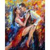 thumbnail image 2 of Pareja bailando pintura al óleo por números Kits lienzo DIY pintado a mano manualidades Likrtyny decoración de arte, 2 of 9