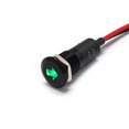 thumbnail image 1 of Alpinetech PLB12MS 12mm 1/2" 12V LED Metal Signal Indicator Pilot Dash Light (Single Arrow (Green)), 1 of 2