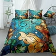 thumbnail image 4 of Sea Turtle Bedding Set Reptile Tortoise Dolphin Octopus Duvet Cover Set Ocean Beach Theme Comforter Cover Sea Animal Pillowcases, 4 of 7