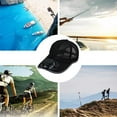 thumbnail image 5 of Bxaolu Outdoor Hat with Solar Fan, Fan Mesh Hat for Woman, Solar Powered - USB Charging Summer Cooling Hats with Built in, Sun Protection for Outdoor Beach Travel, Black, 5 of 6