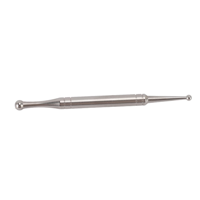 Stylo Acupression, Acier Inoxydable Soulage le Stress Réduit l'Inconfort Double Extrémités Stylo Acupression Manuel pour Visage