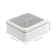 thumbnail image 4 of Lata de metal con tapa transparente para galletas, dulces, manualidades, organizador de almacenamiento, caja de hojalata, caja de almacenamiento de metal con tapa abatible para bocadillos y dulces, 4 of 8
