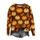 thumbnail image 3 of Ailaofu Womens Halloween Long Sleeve Sweatshirt Cute Trendy Graphic Pullover Top Casual Crewneck Holiday Clothes, 3 of 4