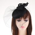 thumbnail image 1 of Fascinator Hat Feather Party Pillbox Sombrero Flor Derby Sombrero para Mujer , 2 Colco fascinator diadema con velo, 1 of 8