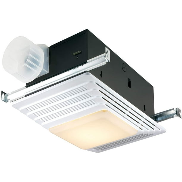 Broan Nutone 765h80lb Bathroom Exhaust Heater And Light 80 Cfm 2 0 Sones Bath Fan White Com Broan Nutone 765h80lb Bathroom Exhaust, Light Fixture Bathroom Fan
