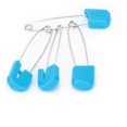thumbnail image 4 of Nappy Pin,  Locks  Pins Plastic Head  For Blankets For Laundry Needle For Jewelry Making 6pcs 1#,6pcs 2#,12pcs 3#, 4 of 8