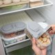 thumbnail image 4 of Refrigerador de cocina multifuncional con doble compartimento, caja de almacenamiento de plástico para alimentos, tanque sellado, para granos, 4 of 5