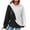 Black, variant on Jsaierl Womens Hoodies Plus Size Gradient Print Hoodies Sweatshirts Casual Sweaters Y2k Long Sleeve Top Hoodie Womens Hoodies Under $20