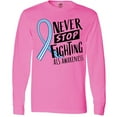 thumbnail image 3 of Inktastic Never Stop Fighting ALS Awareness Long Sleeve T-Shirt, 3 of 5