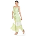 thumbnail image 4 of Maxi vestido de tirante ajustable Roman Fashion /Juvenil, 2586 (Pistache) verde claro CH, 4 of 5