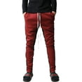 thumbnail image 2 of Ma Croix Mens Stripe Track Pants Skinny Fit Elastic Athletic Training Joggers, 2 of 6