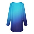 thumbnail image 6 of Knosfe Womens Tunic Tops To Wear with Leggings Crewneck Long Long Sleeve Plus Size Y2k Shirts Dressy Loose Fit Sexy Women Blouse Casual Fashion Fall Comfy Plus Size Going Out Tops, 6 of 6