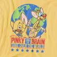 thumbnail image 2 of Pinky and The Brain Campaign Women's T Shirt, Banana, Large, 2 of 6
