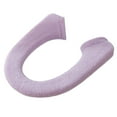 thumbnail image 3 of Outoloxit Universal Fit Stretchable Toilet Seat Cover - Soft Warm Fabric with Snap Closure, Washable Reusable Pad for Round and Elongated Seats, Easy Installation, 6 Colors, 3 of 8