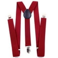 thumbnail image 2 of Retaining Clip, Furenl Men's Suspenders Adjustable Elastic Y-Shaped Back Suspenders Strong Clip, 1* Strap, 2 of 3