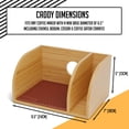 thumbnail image 5 of HEXNUB – Organizer Stand, Compatible with Chemex Coffee Makers, Fits Collar and Handle Carafes, Fits Bodum and Coffee Gator, Holds Coffee Maker and Filters, Silicone Dripper Mat, C, 5 of 5