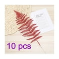 thumbnail image 1 of POINTERTECK Artificial Christmas Glitter Hollow Leaves, 1 of 9